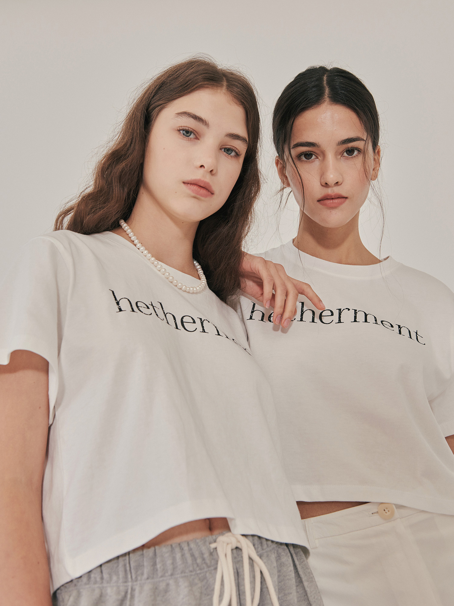 hether logo t-shirts (white)